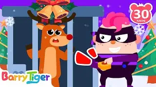 Rudolph Rescue Mission | Puzzles & Fun Learning | Kids Cartoon & Educational Video | BarryTiger