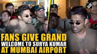 Fans Welcome Suryakumar Yadav with Cheers and Chants at Mumbai after Asia Cup win