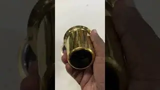 Brass coated Filter Coffee Cup set