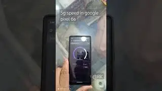 5g speed in google pixel 6a #shorts #5g #viral