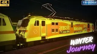 Delhi Ki Thand Morning Shatabdi Train😨|TRAIN SIMULATOR 26 GAMEPLAY