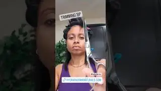 Use SUPER SHARP shears only. 🚫 No clippers when trimming.  HydrathermaNaturals.com