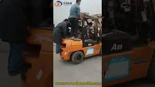 Used wood pellet machine export to Europe