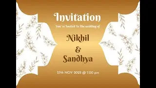 Nikhil weds Sandhya|| Wedding Ceremony||  27th NOV 2025|| live&nbsp;at&nbsp;6.00&nbsp;pm