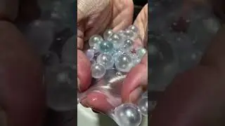 Luxury Pearl Bead Slime ASMR &ndash; So Soft, So Relaxing