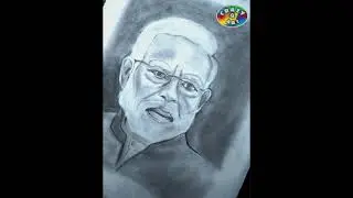 PM Narendra Modi ji drawing #Narendramodi #art #drawing #viral #crazy4art #modiji #painting #shorts