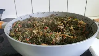 HOW TO TAKE CARE OF A CAMEROONIAN MAN IN ABROAD | HOW TO COOK KALE | CAMEROON RECIPE #howto #recipe