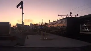 HISTORIC EQUIPMENT MOVE! NJ Transit's 40th Anniversary Display Locomotives leave Hoboken WITH STYLE!