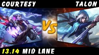 Courtesy - Yasuo vs Talon MID Patch 13.14 - Yasuo Gameplay