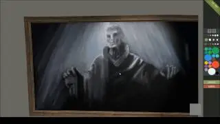 Rust: in game art of Supreme Leader Snoke