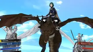 An Ocean View Paralogue Battle (Hard Mode) - Fire Emblem Three Houses (Blue Lions)