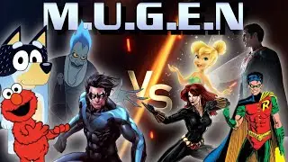 FOR @Will_you_accept_our_promise: Team Nightwing (TURNS) vs Team Black Widow (TURNS) - Mugen Battle