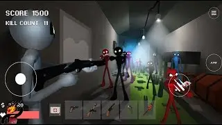 Stickman Combat Pixel Edition (by Best Stickman Games) / Android Gameplay HD