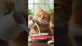 Cat Family at Japanese Construction Site | ネコの家族と建設現場の一日 #shortsfeed
