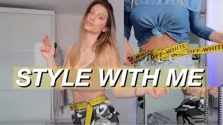 How to style the OFF WHITE BELT | 5 outfit ideas ♡