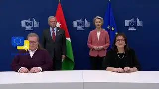 🤝 Historic EU-Jordan Agreement Signed | King Abdullah II & EU Leaders Unite for Peace 🌍✨