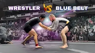 BJJ Blue Belt vs Wrestler Purple Belt (2023)