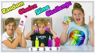RANDOM CHOICE SLIME CHALLENGE ! Satisfying Slime