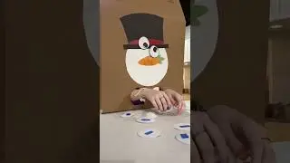 Fun with snowman game. #gameideas #kidsgames