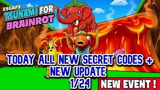 ESCAPE TSUNAMI FOR THE BRAINROTS MAP FORTNITE CREATIVE - FIND ALL SECRETS CODE (MAGMA WAVE)