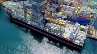 Sonangol Libongos Drillship Birdseye View