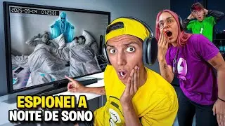 ESPIONEI A NOITE DE SONO DA KATLEN E DO VOID *Coisas estranhas aconteceram
