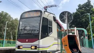 (電話哥) 輕鐵615P綫: 第一期列車 (1010-1045) (1010)屯門碼頭至蝴蝶行車片段