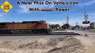 A Near Miss - Trespasser On The Tracks - Fresno, CA