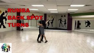 Rumba back spot turn