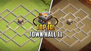 ТОП-10! Планировка базы Ратуши 11 (TH11) + ссылка для копирования 2024 | Clash of Clans
