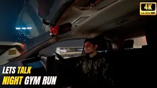 VLOG 003 - LATE EVENING RIDE TO GYM | 🚗 POV CAR RAW SOUND