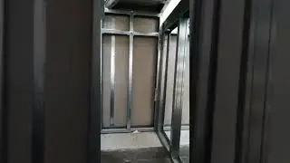 Mersin MegaMerkez Prefabrik dublex &ccedil;elik merdiven