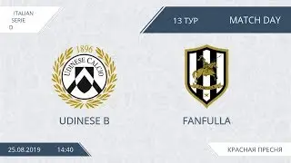 AFL19. Italy. Serie D. Day 13. Udinese B - Fanfulla