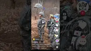 SOUTH KOREAN MEET NORTH KOREAN SOLDIERS AT THE BORDER 💂