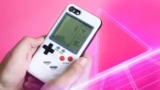 Работает! Чехол для iPhone в стиле Game Boy