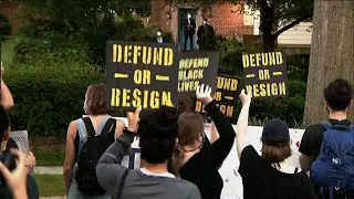 Protesters at D.C. mayor's home: Fire police chief