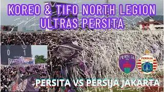 ATMOSFER LUAR BIASA‼️KOREO & HUJAN PAPER ROLLL NORTH LEGION | PERSITA VS PERSIJA JAKARTA