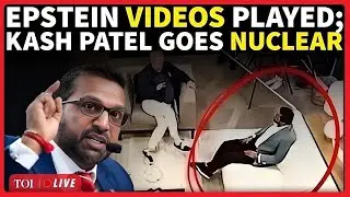 LIVE | Kash Patel's Epstein Video Played In Congressional Hearing; Watch His Outburst | Trump News