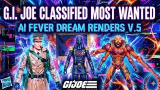 GI Joe Classified Most Wanted AI Renders V 5 Hooded Cobra Commander Risk Daina Monstro Viper Billy