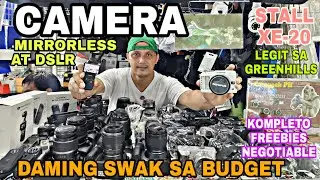 Daming SWAK sa BUDGET na DSLR & MIRRORLESS CAMERA, Canon Sony Nikon Fujifilm legit sa Greenhills