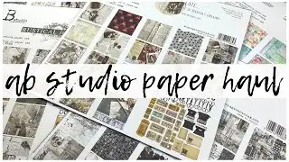 AB Studio Paper Packs Haul and Share/Flipthrough | ms.paperlover | 2021