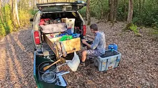 The Chevy Colorado makes a great Truck Bed Camping rig - 6ft bed for comfort - compact for the trail