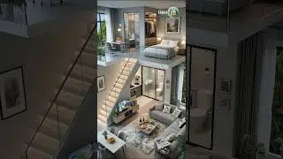 Modern loft apartment or a small house with a multi-level interior design.#homedesign#home &nbsp;