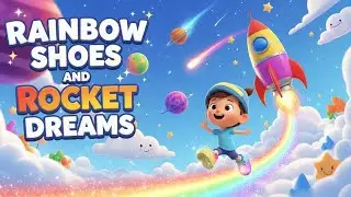 Rainbow Shoes and Rocket Dreams 🌈🚀 | Fun Kids Song & Cartoon Nursery Rhyme