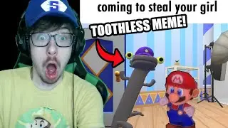 TOOTHLESS MEME! | SMG4: Mario Reacts To SMG4's Browser History Reaction!