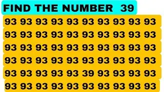 Test Your Brain 🧠 | FIND THE NUMBER 🧐👀 | Today quiz video | New video #iqtest  #puzzle #viral #video
