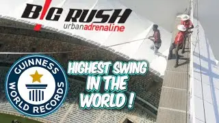 BIG RUSH - World's Tallest Rope Swing | #VlogDay