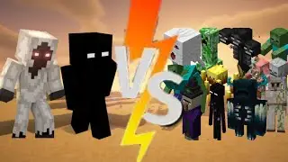 Entity 303 and Null Vs all Mobs and Herobrine 🔥