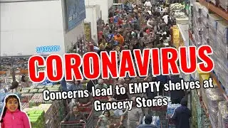 EMPTY SHELVES AT COSTCO, TARGET, RALPH'S AND ALDI