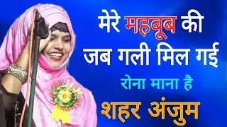 MERE MAHBOOB KI JAB GALI MIL GAYEE।SHAHAR ANJUM MUSHAYRA।2024NEW
